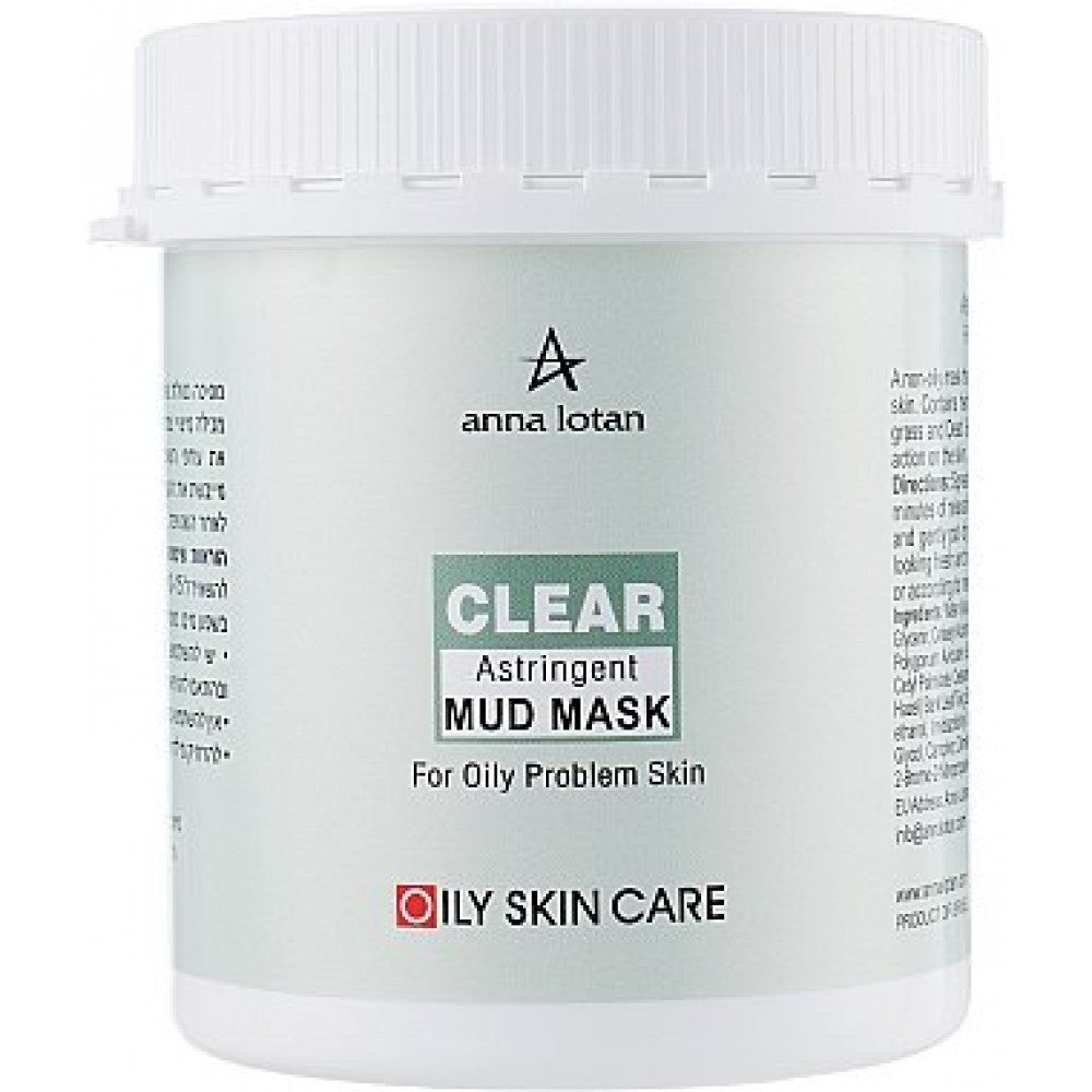 Anna Lotan Clear - Astringent Mud Mask 250ml / 8.5oz