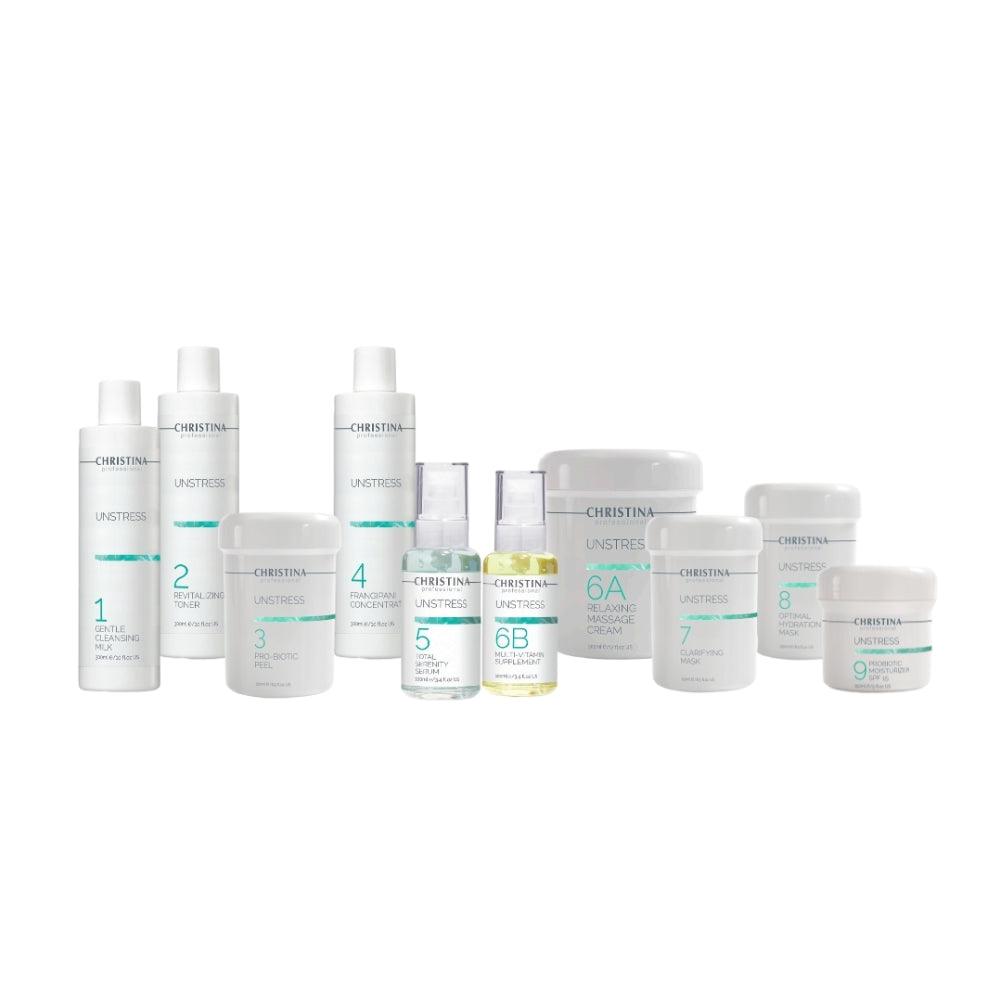 Christina Unstress - 10 Products - Professional Salon Kit