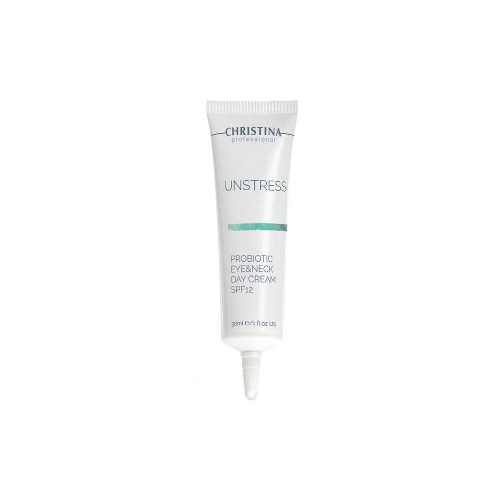 Christina Unstress - Pro - Biotic Eye & Neck Day Cream Spf 12 30ml / 1oz