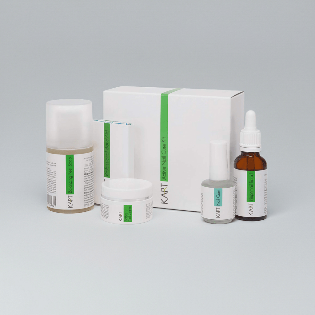 Kart Effective Professional Feet - 5 Products Active Nail Cure kit