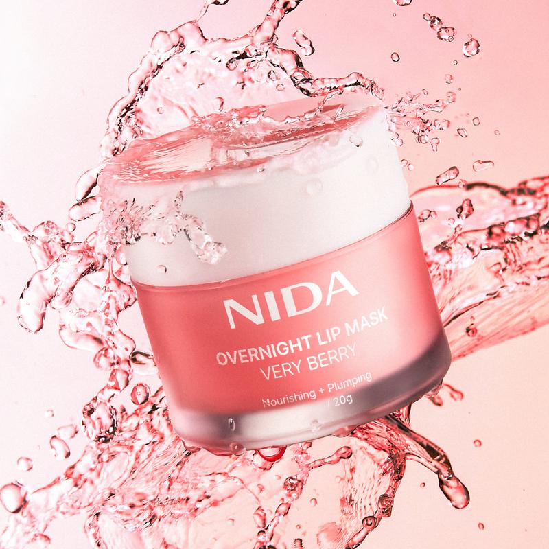 NIDA Overnight Lip Mask 20g #Very Berry