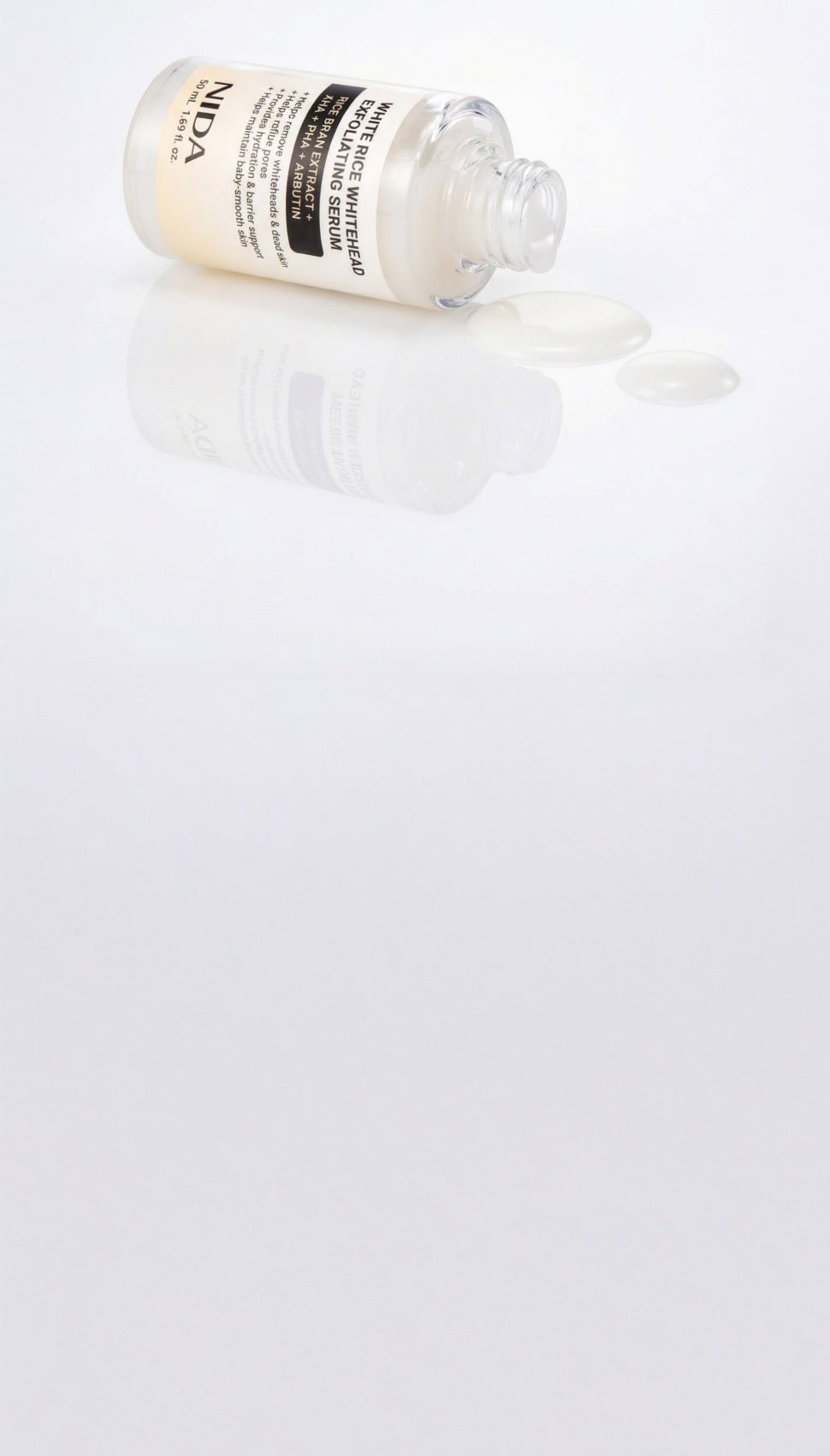 NIDA White Rice Whitehead Exfoliating Serum 50ml