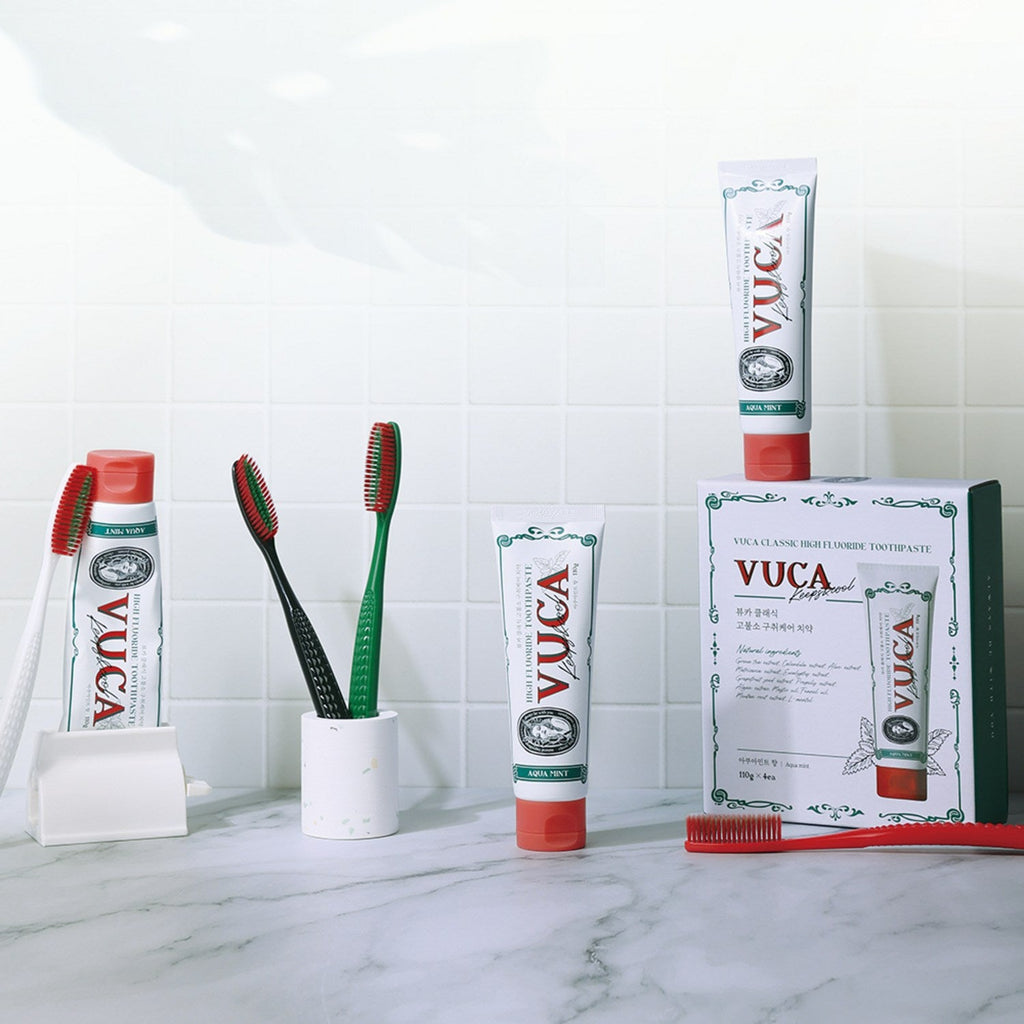 Toothpaste Vuca VUCA Classic High Fluoride Toothpaste 110g X 12ea #Aquamint – TianGlow